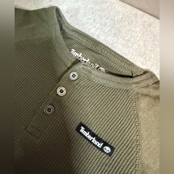 Timberland Boys Waffle Knit Long Sleeve Top 🧒🌲 - Picture 3 of 6